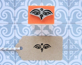 Buddha Eyes Stamp. Eyes of Buddha Stamp. Buddha Stamp. Buddhist Stamp. Tibetan Buddhism Stamp. Eyes of Buddha. Buddha. Tibetan Buddhism.