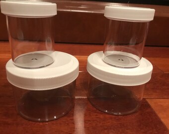 4 oz and 8 oz screw top containers! Choose if you want free 2 oz slime! Fast Shipping!