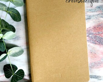 Notebook/kraft/A5 size/lined paper notebook