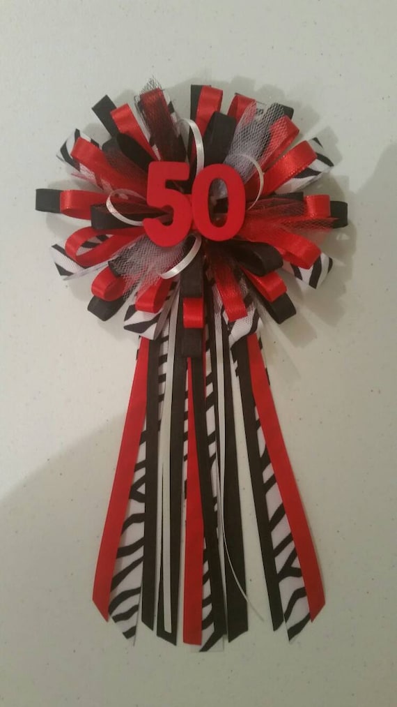 Items Similar To Corsage Fabulous 50 Birthday Party Pins Birthday