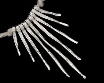 9 of Karen Hill Tribe Silver Stalk Charms 16 - 46 mm. :ka3775