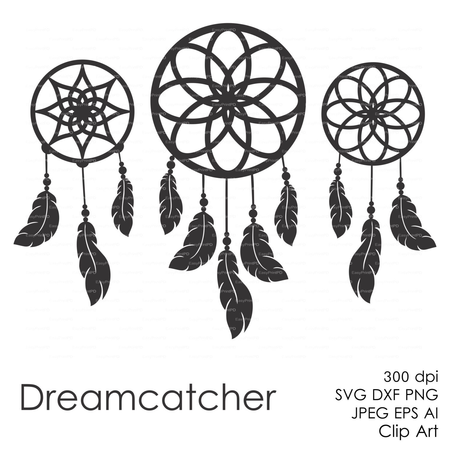 Download Dreamcatcher Feather plume eps svg dxf ai jpg png