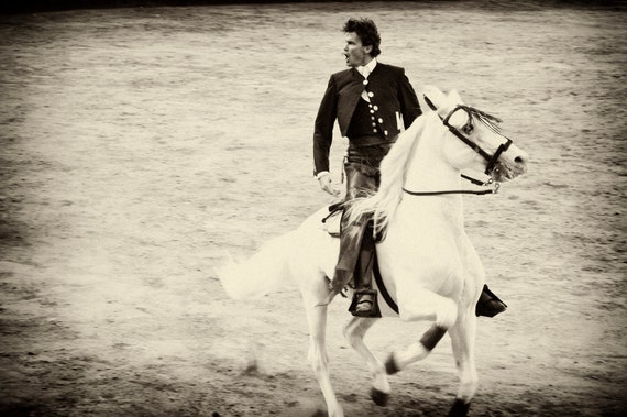 MACHO. Spanish Cowboy, horse print, Spain, limited edition print, photographic print