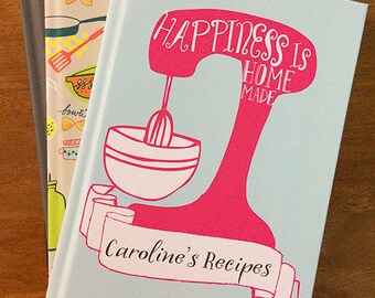 christmas gift for mother in law, recipe book blank, personalized recipe book, bridal shower recipe