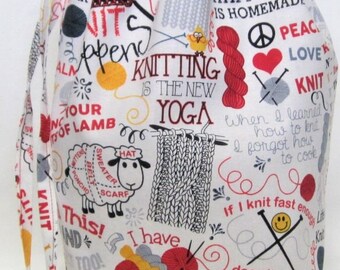 NEW - Small Knitting Project Bag