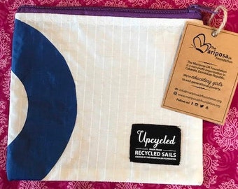 Upcycled Sail Clutch