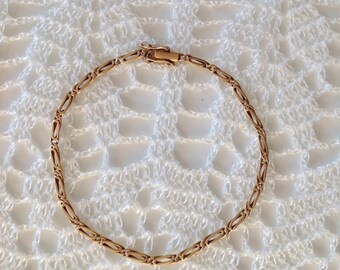 18K gold bracelet, gold bracelet. bracelet, gift to her, christmas gift, gold bracelet,