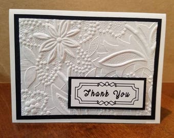Set of 10 Thank You Cards, Handmade