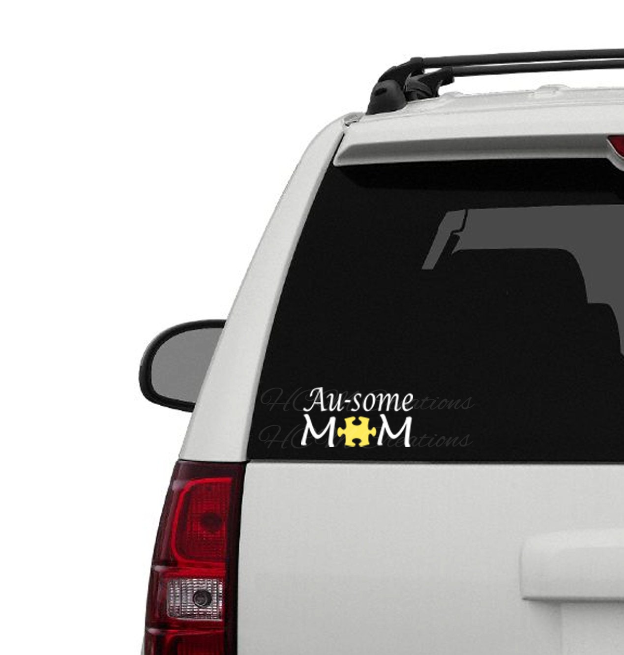 Ausome Mom Decal Autism Awareness Vinyl Decal Autism