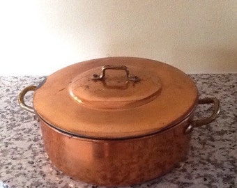 Vintage Copper Dutch Oven