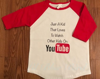 kids youtube shirt