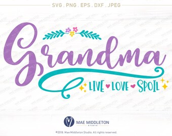 Download Love grandma svg | Etsy