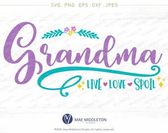Download Love grandma svg | Etsy