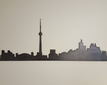 Toronto Skyline Metal Art