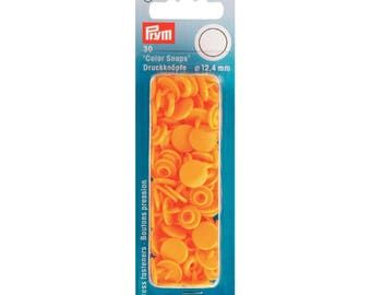 30 color yellow snaps 12.4 mm snaps