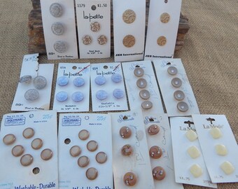 Large Lot of 182 Buttons on Cards ~ Buttons on Cards ~ 182 Buttons on Cards ~ See All Photos For All Buttons You Will Receive