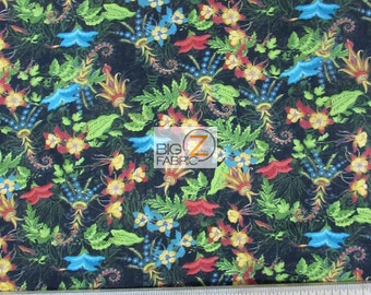 Tropical Travelogue Wilmington Prints 100% Cotton Fabric 45" Wide By The Yard (FH-1815)