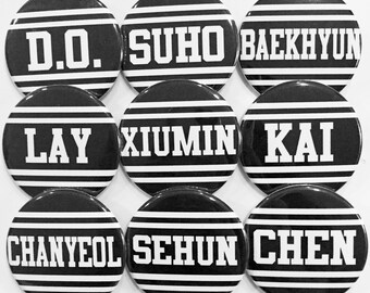 EXO MEMBERS PINS combo (pick 2)