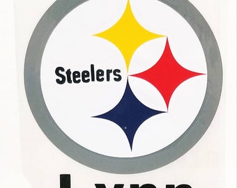 Steelers car decal  Etsy