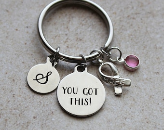 Breast Cancer You Got This Keychain - Breast Cancer Gifts, Gifts for Breast Cancer, Breast Cancer, Inspirational Cancer Gifts, Inspirational