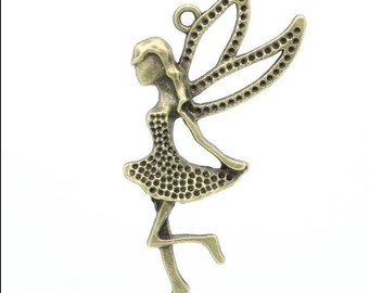 bronze 1 Elf pendant 38 x 73 mm