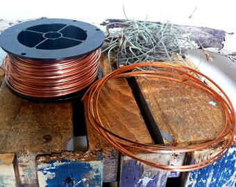Copper Wire, 10 Gauge Wire, 10 Gauge Half Round Copper Wire, Half Round Wire, Free Shipping in US