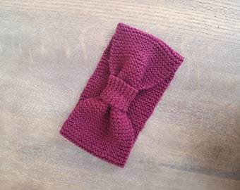 Headband Turban/Headband Eva - 100% Acrylic Burgundy
