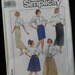 misses skirt in three lengths sewing pattern Simplicity 8189 uncut