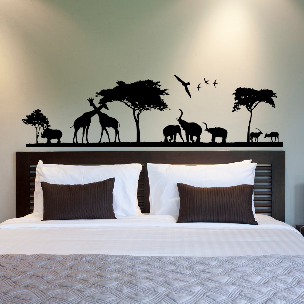 Safari Wall Decal Jungle Wall Decal Animal Wall Decal