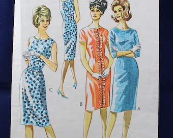 1960's Sewing Pattern for a Woman's Dress in Size 12 - Style 1399