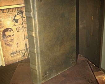 Italian handmade leather journal - VINTAGE MODEL-