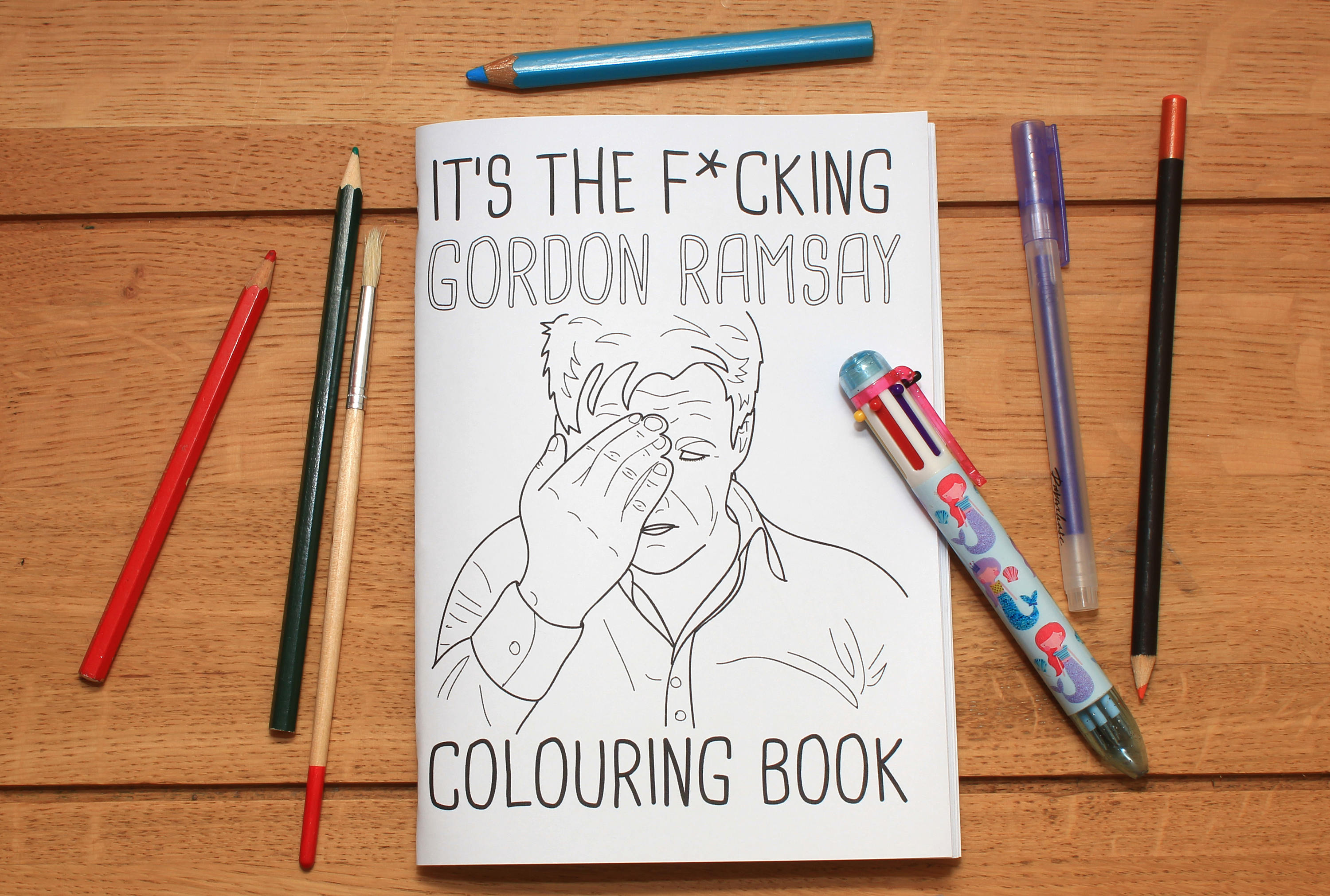 Gordon Ramsay Colouring Book