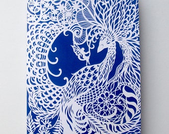 Dream Bird - A5 Notebook - Diary - Jotter - Blank pages - Bird sketchbook