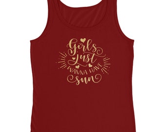 Girls Just Wanna have Sun Ladies' Tank top