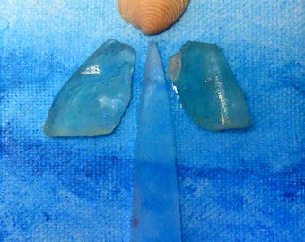 Sea Glass and Acrylic Painting