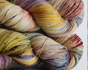 Summer Meadow on Superwash Sock Yarn