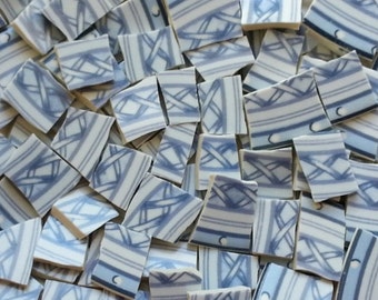 Mosaic Tiles-Blue Lattice-84 Tiles