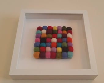 3D Felted Picture. Made by Feltingstudio in Edinburgh, SCOTLAND