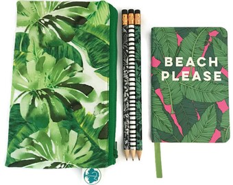 Pencil Pouch - Makeup Bag - Zipper Pouch - Cosmetic Bag - Zipper Clutch - Pencil Bag - Cosmetic Case - Pencil Case - Gadget Bag