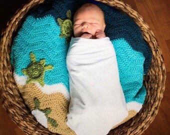 sea turtle bedding etsy