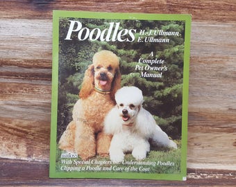 Poodles 1984, Ullmann, vintage poodle book