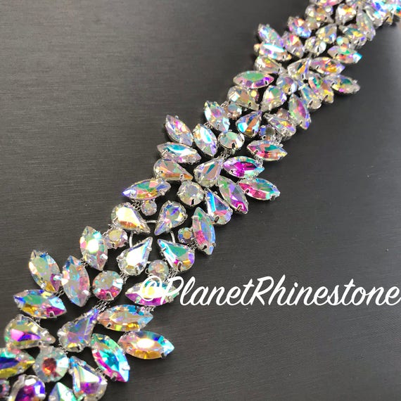 Aurora Borealis (AB) Rhinestone Trim #0135