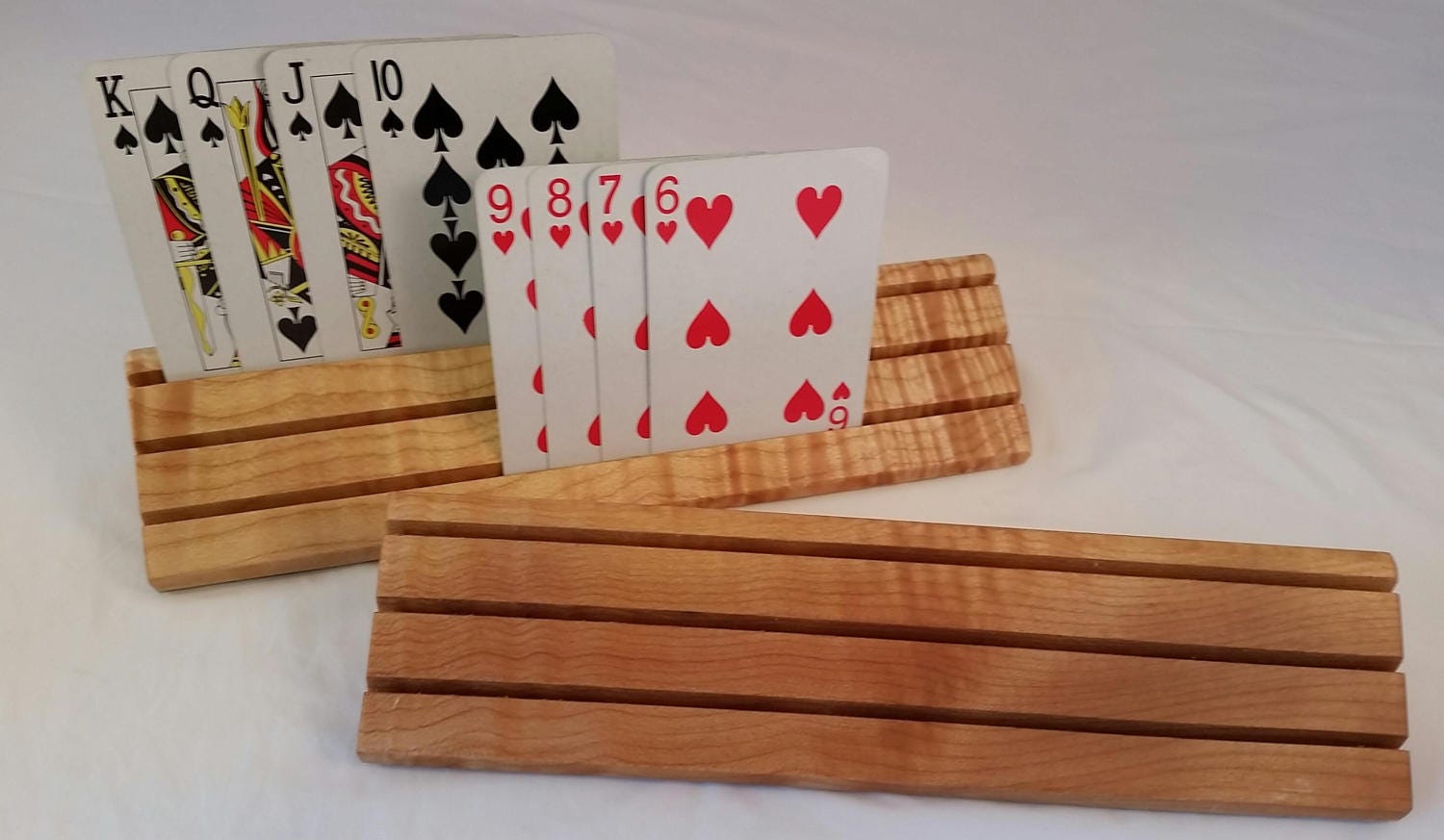 Playing Card Holders Set of 2card organizer wooden card