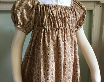 Girls Early 19th Century / Regency Era Gown sz. 8-10