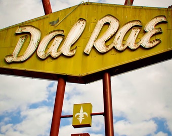 Dal Rae Restaurant Neon Sign Print | Los Angeles Art | Pico Rivera | Neon Sign Art | Retro Kitchen Decor | Los Angeles Photography