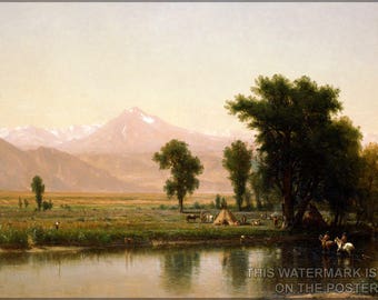 Poster, Many Sizes Available; Platte River By Worthington Whittredge, 1871 Denver Colorado