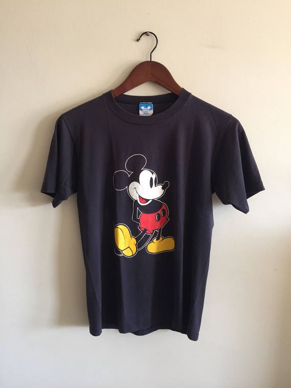 Vintage Disney Mickey Mouse T-Shirt. 1980's Disney Mickey