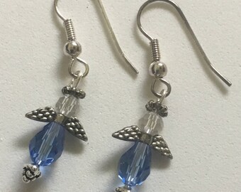Angel Earrings / Blue Angel Earrings