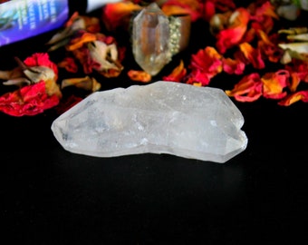 ONE Tibetan Quartz Crystal Point - Terminated Healing Crystals From Tibet, Metaphysical, Tibetan Black Quartz, Energy Crystal,Om Energy, A29
