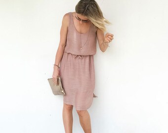 Basics. Dress WOMENS PDF pattern and tutorial - sizes xxs - xxl sewing pattern, instant download
